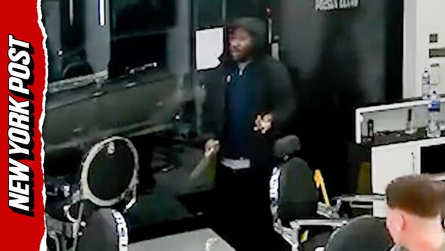 Chilling moment UK train stabbing suspect seen after knifing 14-year-old boy