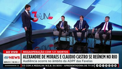 Piperno fala sobre mortes de agentes na megaoperação no RJ e encontro entre Moraes e Castro