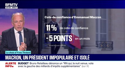 LE CHOIX D'YVES THRÉARD - Emmanuel Macron, un président impopulaire et isolé
