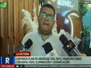 Aragua | Mil 200 toneladas de asfalto han sido colocadas en las vías del municipio Ribas