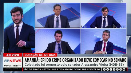 CPI do Crime Organizado deve iniciar no Senado Federal