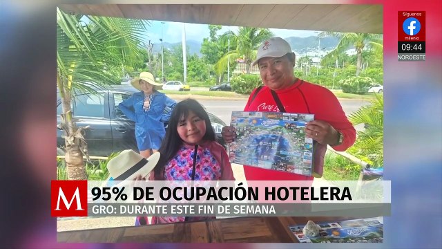 Guerrero alcanza 95% de ocupación hotelera por festividades culturales