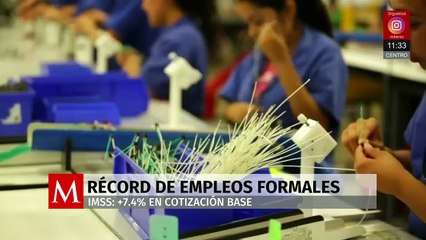 Gobierno de México alcanza récord histórico en generación de empleos formales.