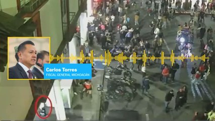 Revelan video del recorrido del asesino de Carlos Manzo