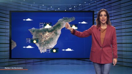 La previsión del tiempo en Canarias para el 4 de noviembre de 2025, en Atlántico Televisión.