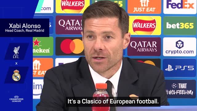 Liverpool v Real Madrid is a 'Clasico of European football' - Alonso