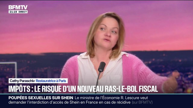 Budget, impôts: Les clients consomment beaucoup moins , observe Cathy Paraschiv, restauratrice à Paris