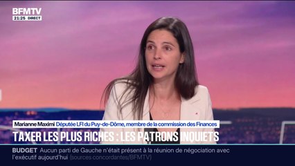 Budget: "Les ultrariches organisent leurs patrimoines pour qu'ils ne soient pas taxables mais rentables", selon Marianne Maximi, députée LFI