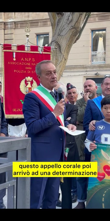 Trapani -  Inaugurato, questa mattina, il nuovo Monumento Cittadino (03.11.25)