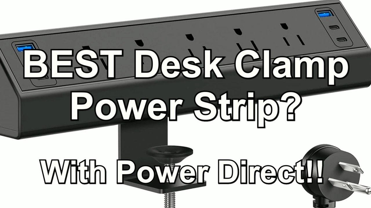 BEST Desk Clamp Power Strip with USB and USB-C? Lets find out!!!