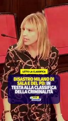 Sardone -  Milano si conferma in testa alla classifica italiana dei reati (03.11.25)