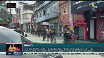 Brazilian Supreme Court orders to preserve evidence on the mega police operation in Rio de Janeiro