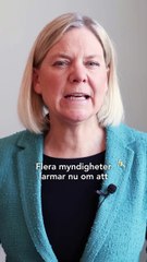 Magdalena Andersson - Du som arbetar inom äldreomsorgen ska få det bättre (03.11.25)