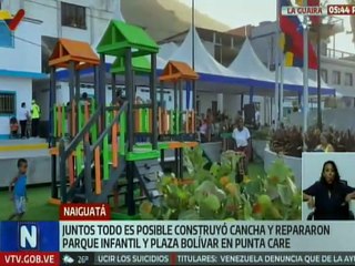 La Guaira | Juntos Todo es Posible entrega rehabilitada la Plaza Bolívar de Punta Care