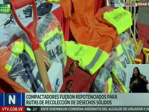 Gobierno de Mérida fortalece las rutas de recolección de desechos sólidos