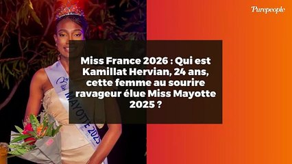 Miss France 2026 : Qui est Kamillat Hervian, 24 ans, cette femme au sourire ravageur élue Miss Mayotte 2025 ?