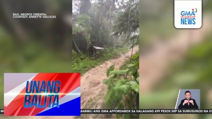 Ulan na dulot ng Bagyong Tino, nagpabaha sa Bais City | Unang Balita