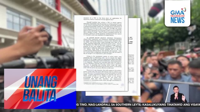 Hiling na TRO ni Sen. Jinggoy Estrada laban kay Brice Hernandez, ibinasura ng San Juan RTC | Unang Balita