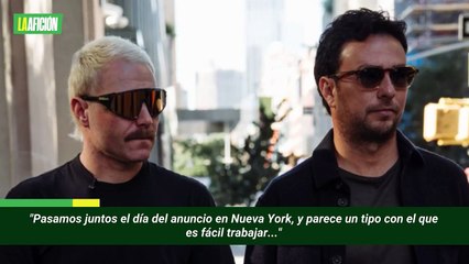 Valtteri Bottas se sincera sobre tener a Checo Pérez como su nuevo compañero en Cadillac