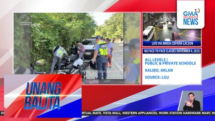 6 na nakaparadang motorsiklo, inararo ng MPV; 3 babae, sugatan | Unang Balita