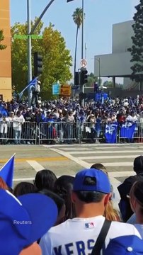 ¡Locura azul en Los Ángeles! Dodgers celebra la Serie Mundial con desfile 💙🏆