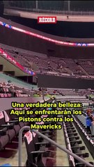 ¡UNA BELLEZA! 🤩Así luce la Arena CDMX previo al Pistons vs Mavericks. 🏀¡Una locura la NBA!