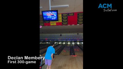 12-year-old tenpin bowler registers a 300-game