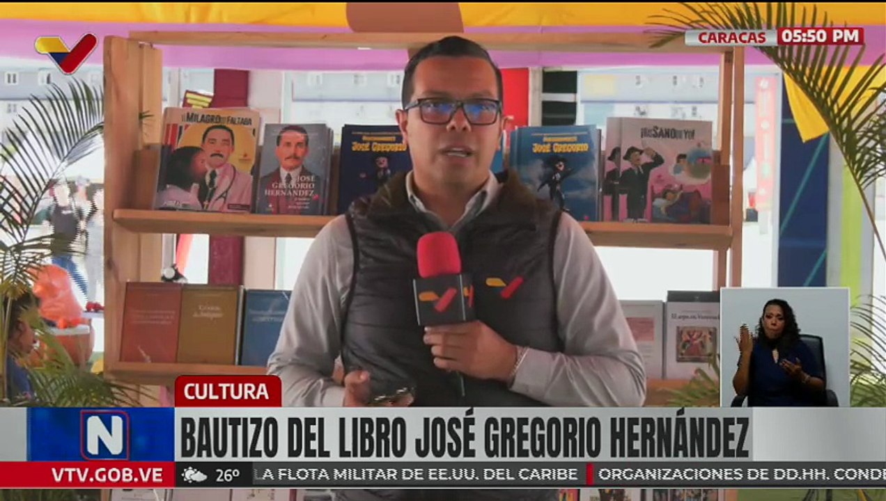Bautizan el libro "José Gregorio Hernández" en la XVI Feria del Libro de Caracas