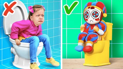 😍 Agatha Pillow Makeover 🧼 Fresh Fill and Fun Time with Pomni 🧸