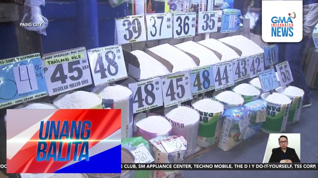 Agribusiness and Marketing Assistance Service ng Dept. of Agriculture – Presyo ng bigas, inaasahang nasa P40-P42 kada kilo ngayong Nobyembre | Unang Balita