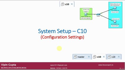 System Setup C10 - Verify | Apache Web Server Lab Setup | Apache Web Server
