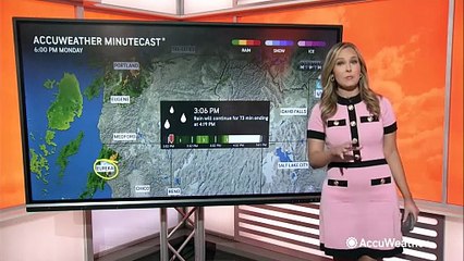 Rain moves into the Pacific Northwest