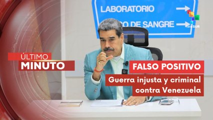 Pdte. Maduro denuncia complicidad de Noboa en narcotráfico