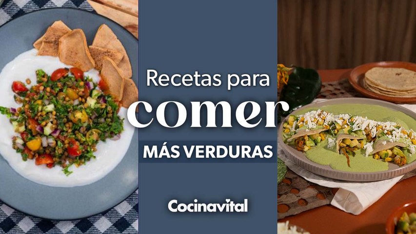 4 recetas para comer más verduras