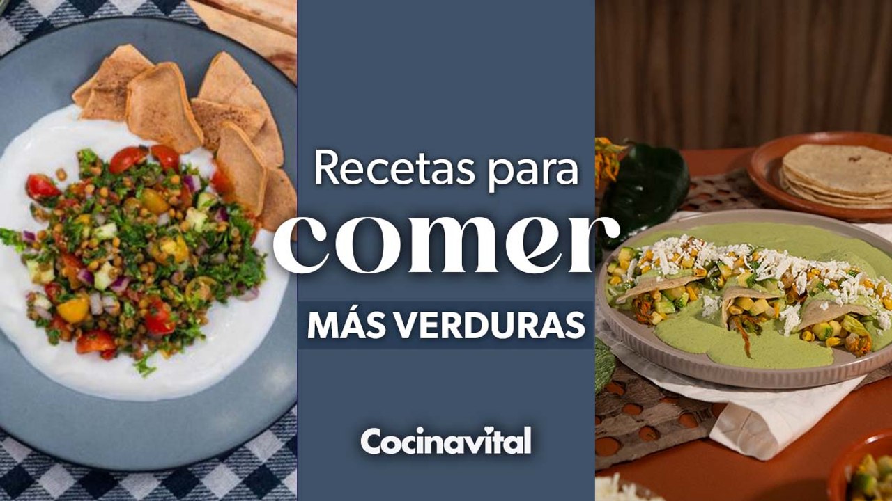 4 recetas para comer más verduras