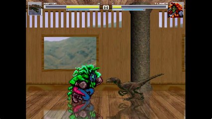 M.U.G.E.N (Survival Mode) Raptor Longplay