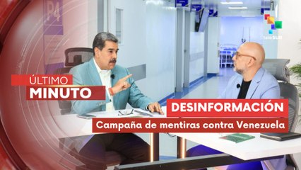 Pdte. Maduro denunció guerra mediática de Estados Unidos contra Venezuela