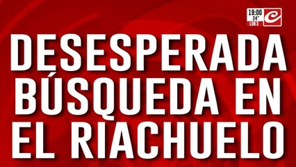 Desesperada búsqueda: Diego se tiró a nadar y desapareció