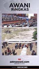 #AWANIRingkas 4 November 2025 | 9AM