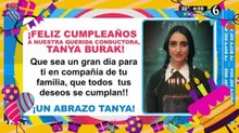 Celebran cumpleaños a Tanya Burak en el programa