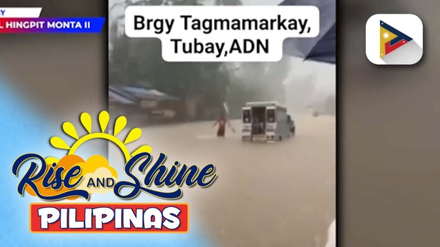Mga sasakyang pandagat sa Iloilo River, naka-angkla na; kalsada sa Tubay, Agusan del Norte, hindi madaanan dahil sa Bagyong #TinoPH | ulat ni Gab Villegas