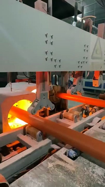 The CPVC pipes are heated and flared to meet the requirements for direct connection.