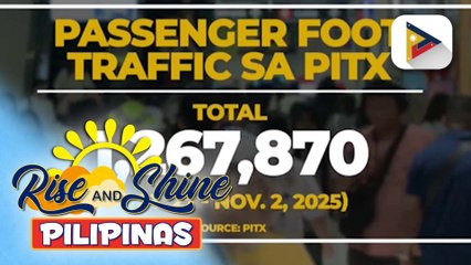 1.3M na pasahero, naitala ng PITX simula noong Oct. 27; Ilang biyahe sa Eastern Samar, kanselado dahil sa Bagyong #TinoPH | ulat ni Bien Manalo
