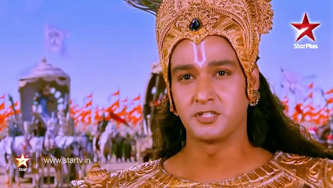 Mahabharat Star Plus Episode 208 | Geeta Gyan by Krishna