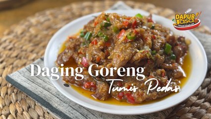Daging Goreng Tumis Pedas, Simple Tapi Power Gila!