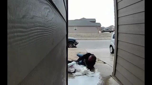 Caught in 4K! ❄️ Epic CCTV Ice Fails Caught on Camera | Funny Winter Slip Moments 2025