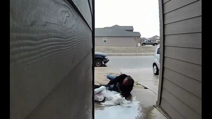 Caught in 4K! ❄️ Epic CCTV Ice Fails Caught on Camera | Funny Winter Slip Moments 2025