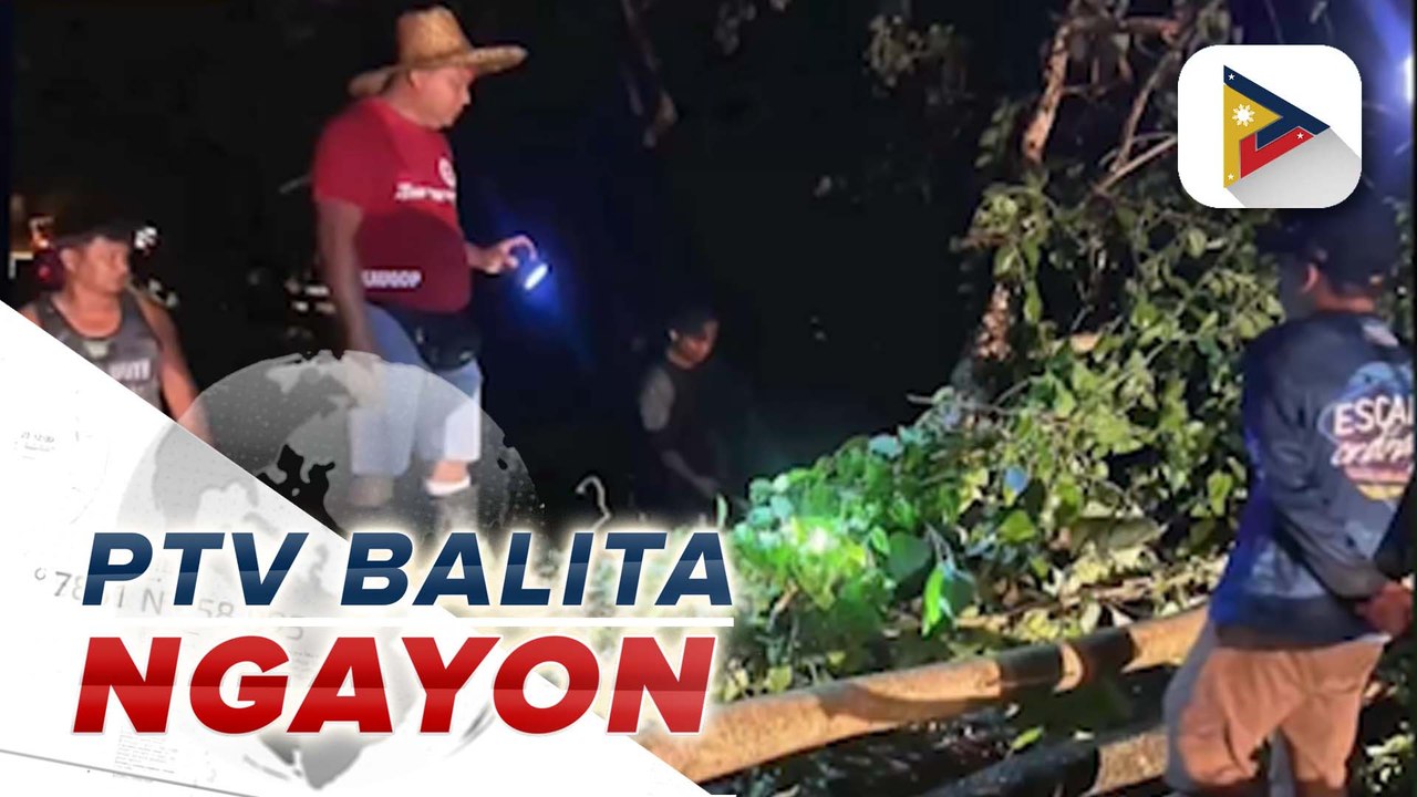 Isang bayan sa Eastern Samar, maagang nagsagawa ng clearing operations matapos ang pananalasa ng Bagyong #TinoPH