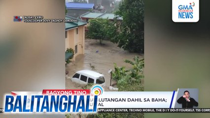 Mga sasakyan, naglutangan dahil sa baha; ilang puno, nabuwal | Balitanghali