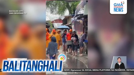 Ilang residente sa coastal areas ng Bacolod City, pahirapan ang paglikas | Balitanghali